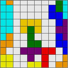 Screenshot for GPT3.5 Tetris